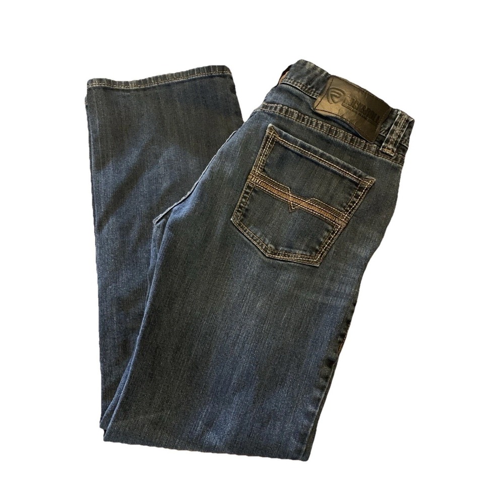 Rock & Roll Denim Pistol Straight Regular Straight Leg Jeans 32x29 Med Blue‎